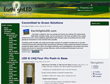 Tablet Screenshot of earthlightled.com